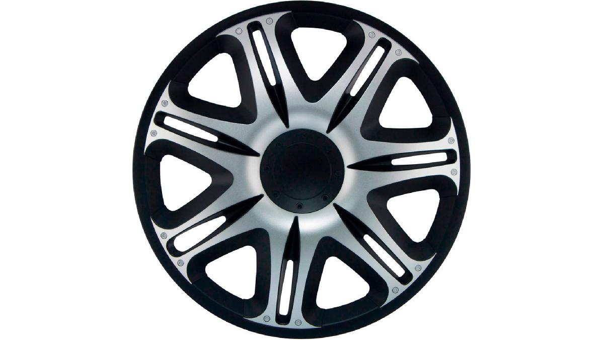 Enjoliveur+J-Tec+Nascar+16+pouces+argent%2Fnoir+%28%C3%A0+l%27unit%C3%A9%29